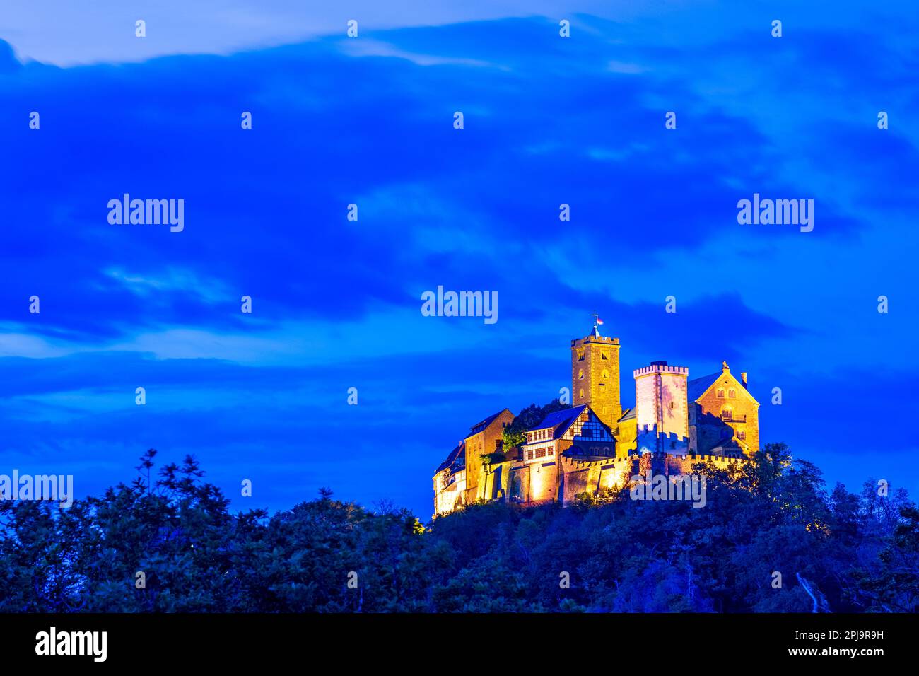 Eisenach Wartburg Castle in , Thüringen, Thuringia, Germany Stock