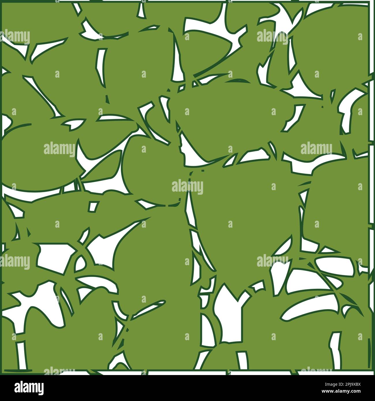 Vector illustration of the abstract green background seamless pattern ...