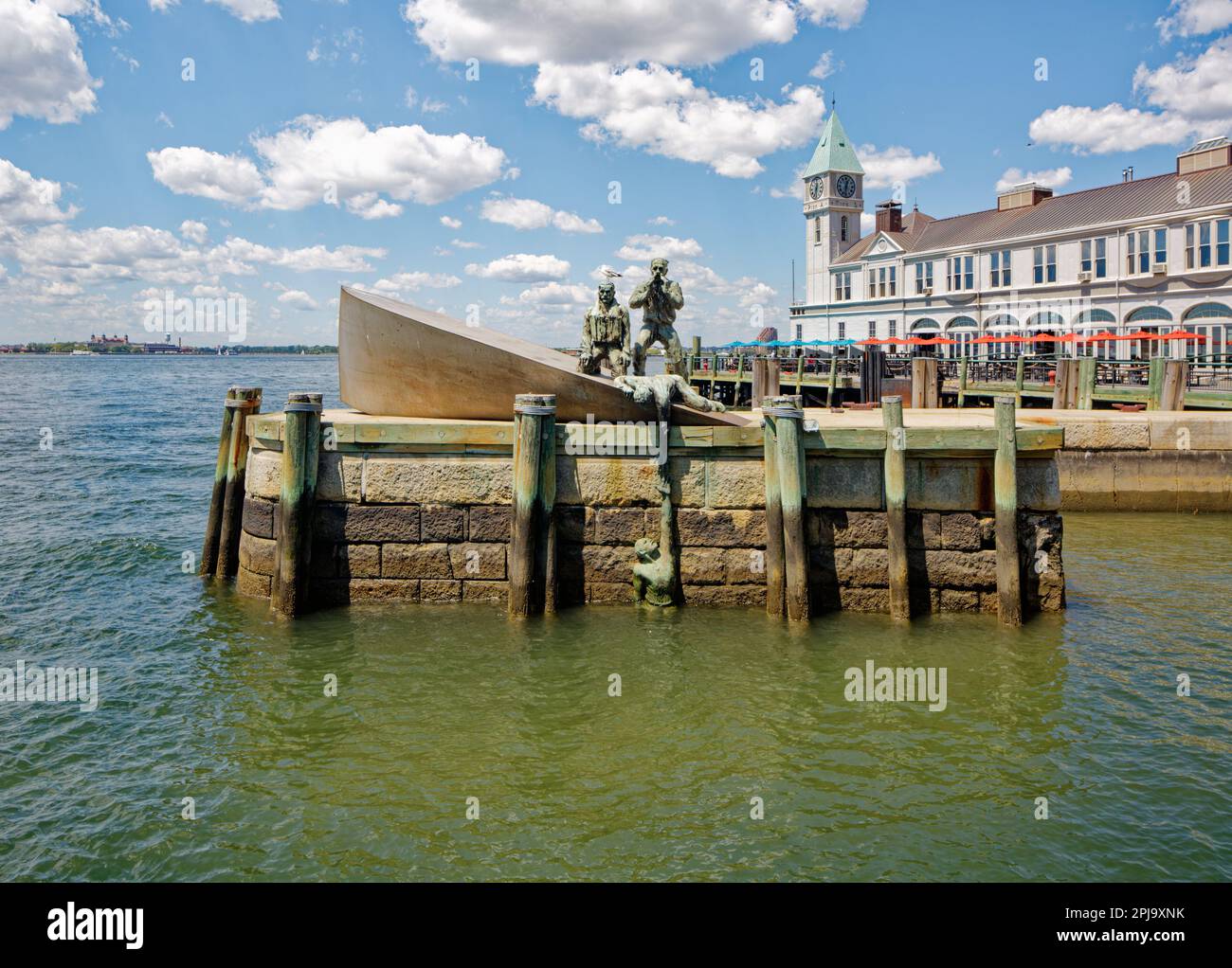 American Merchant Mariners Memorial in Battery Park. Pier A, Hudson