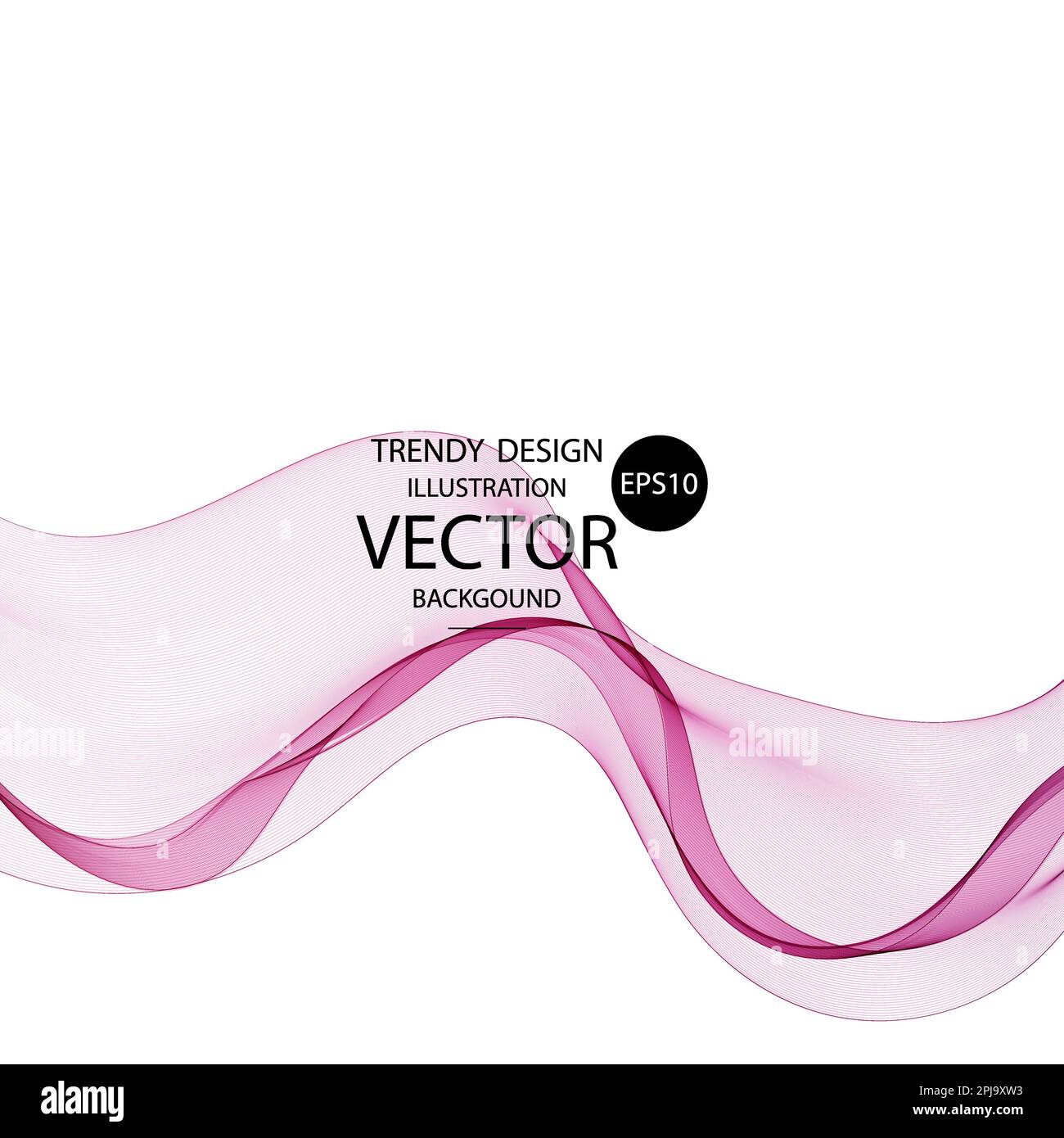 Purple wave. abstract vector graphics Stock Photo - Alamy
