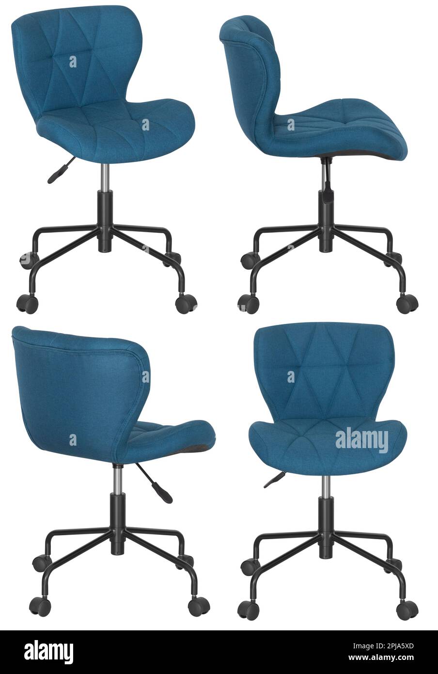 Office computer chair. Isolated from the background. View from different sides Stock Photo