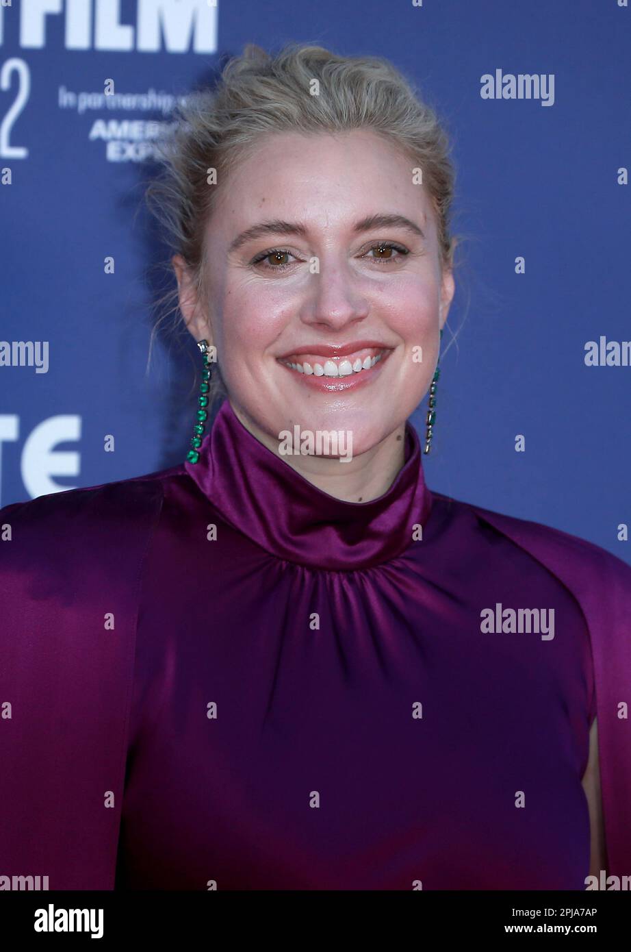Greta Gerwig attends the "White Noise" UK premiere at The Royal