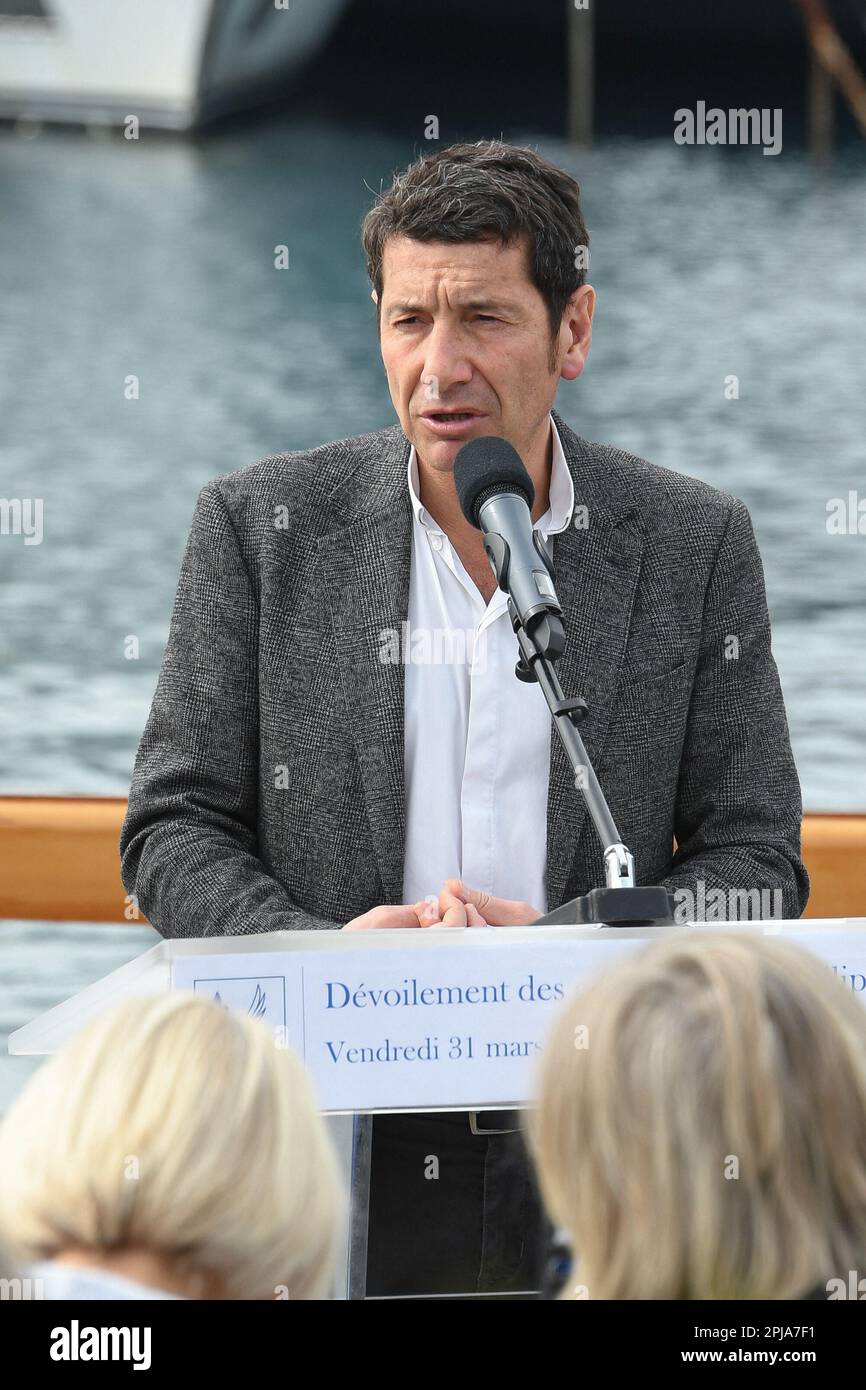 Cannes, France. 31st Mar, 2023. Unveiling ceremony of Philippe