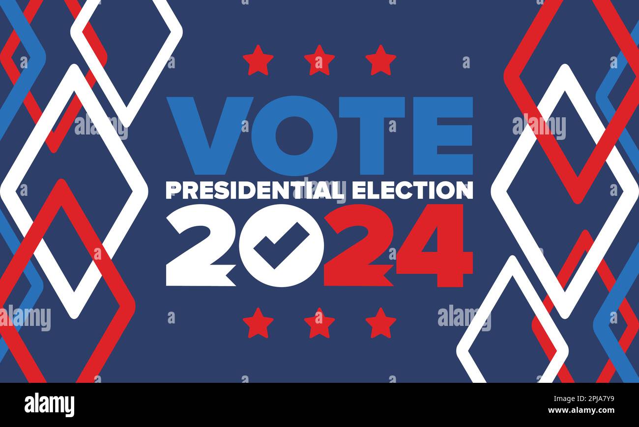 Presidential Election 2024 in United States. Vote day, November 5. US Election. Patriotic