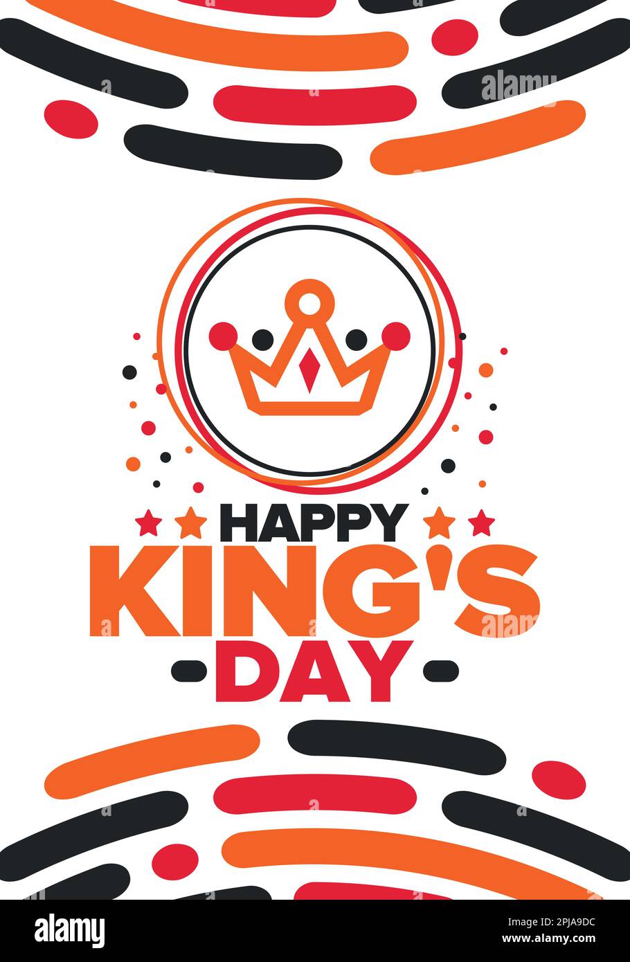 King’s Day in Netherlands. Koningsdag in Dutch. Birthday of His Majesty