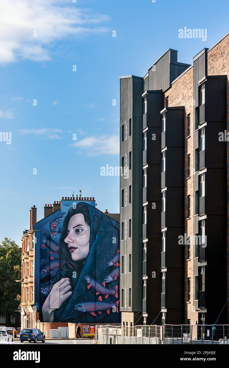 street views in Glasgow Stock Photo
