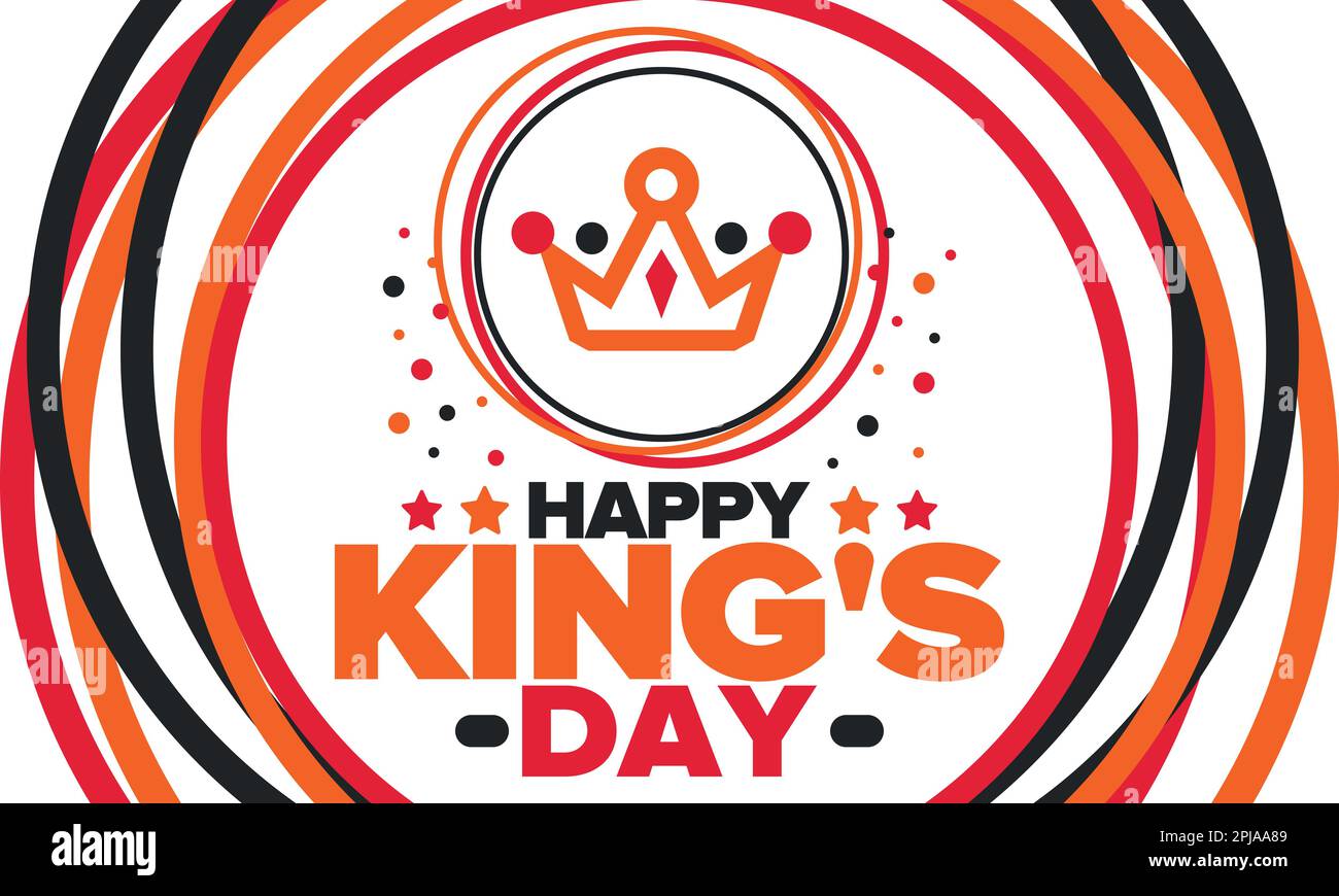 King’s Day in Netherlands. Koningsdag in Dutch. Birthday of His Majesty