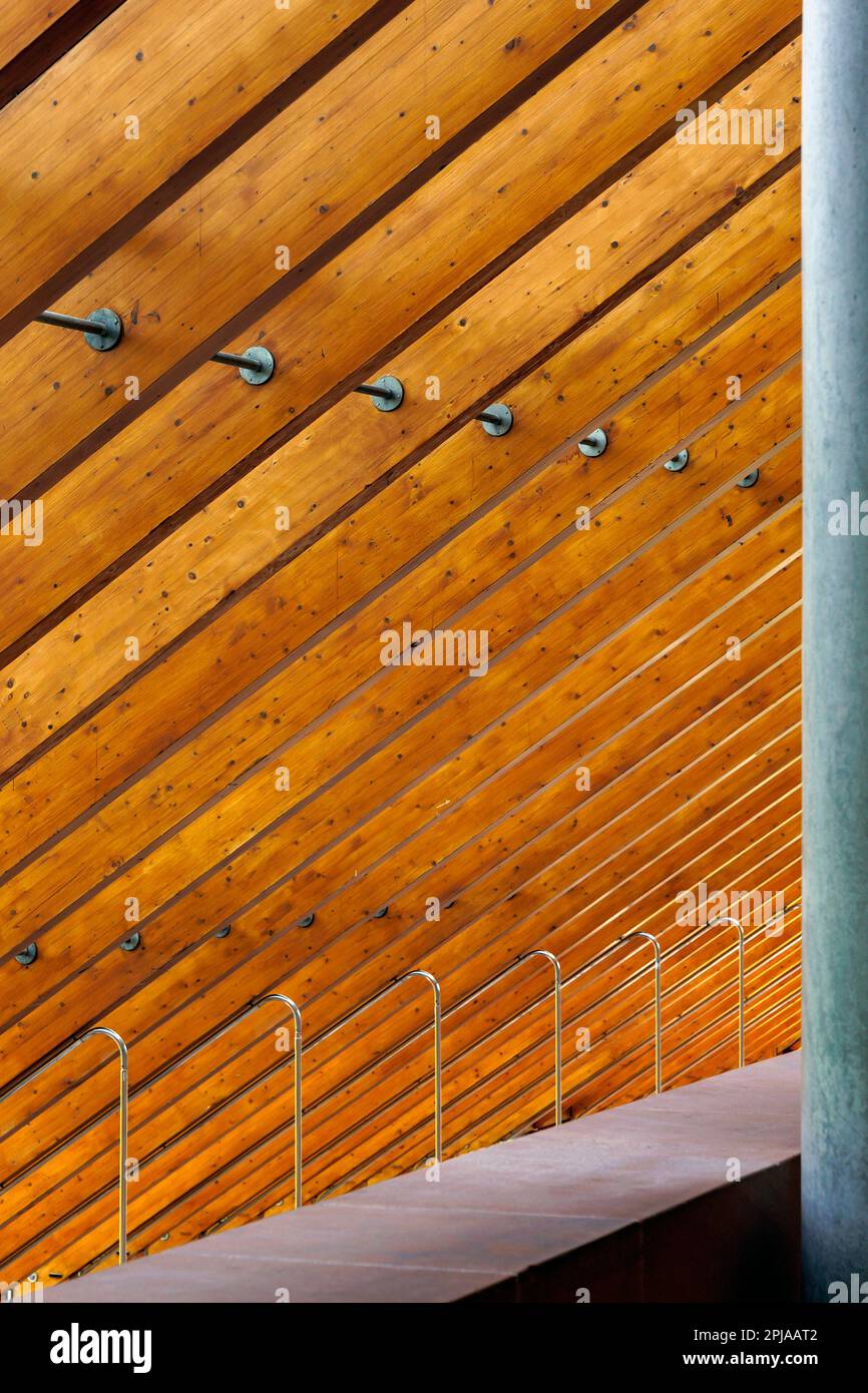 roof of the cafe, Burrell Collection Stock Photo