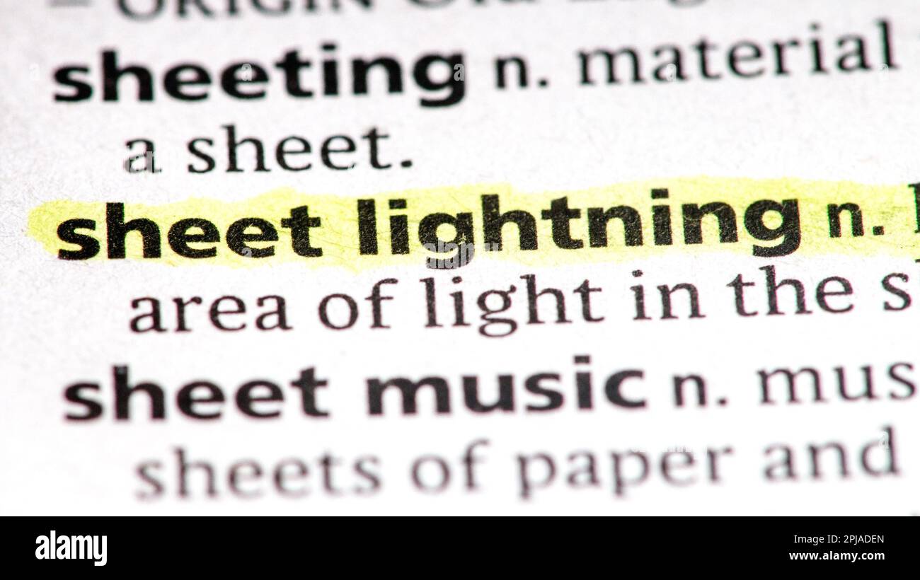 Sheet lightning hires stock photography and images Alamy