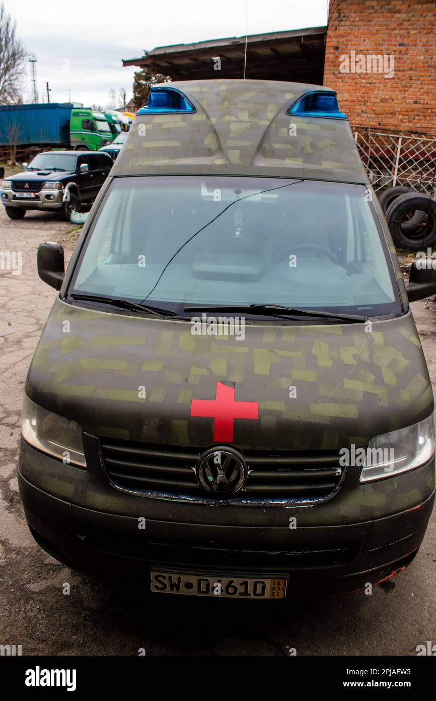 Military Ambulance Which Is Used By The Medical Team To Evacuate ...