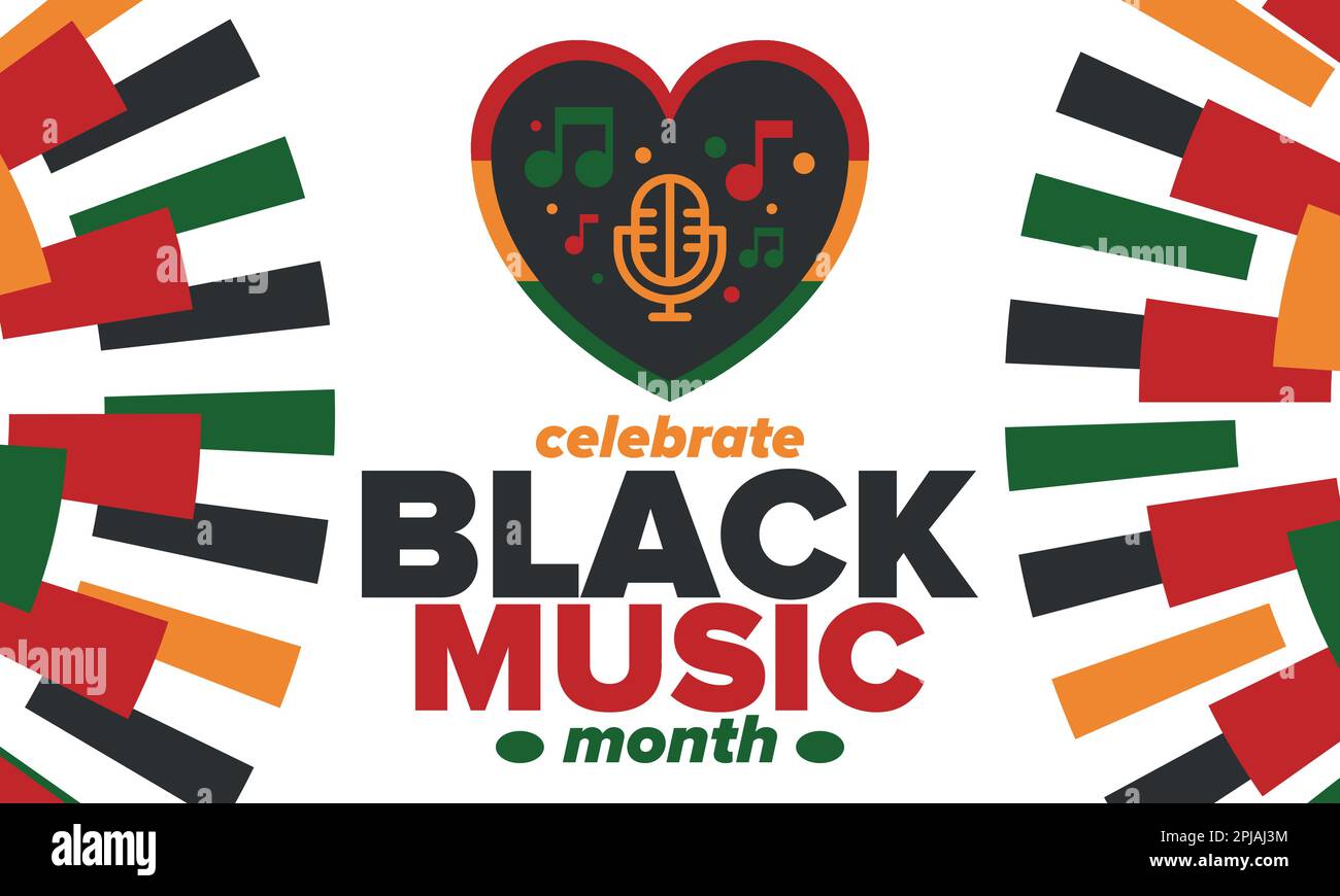 Black Music Month in June. African-American Music Appreciation Month ...