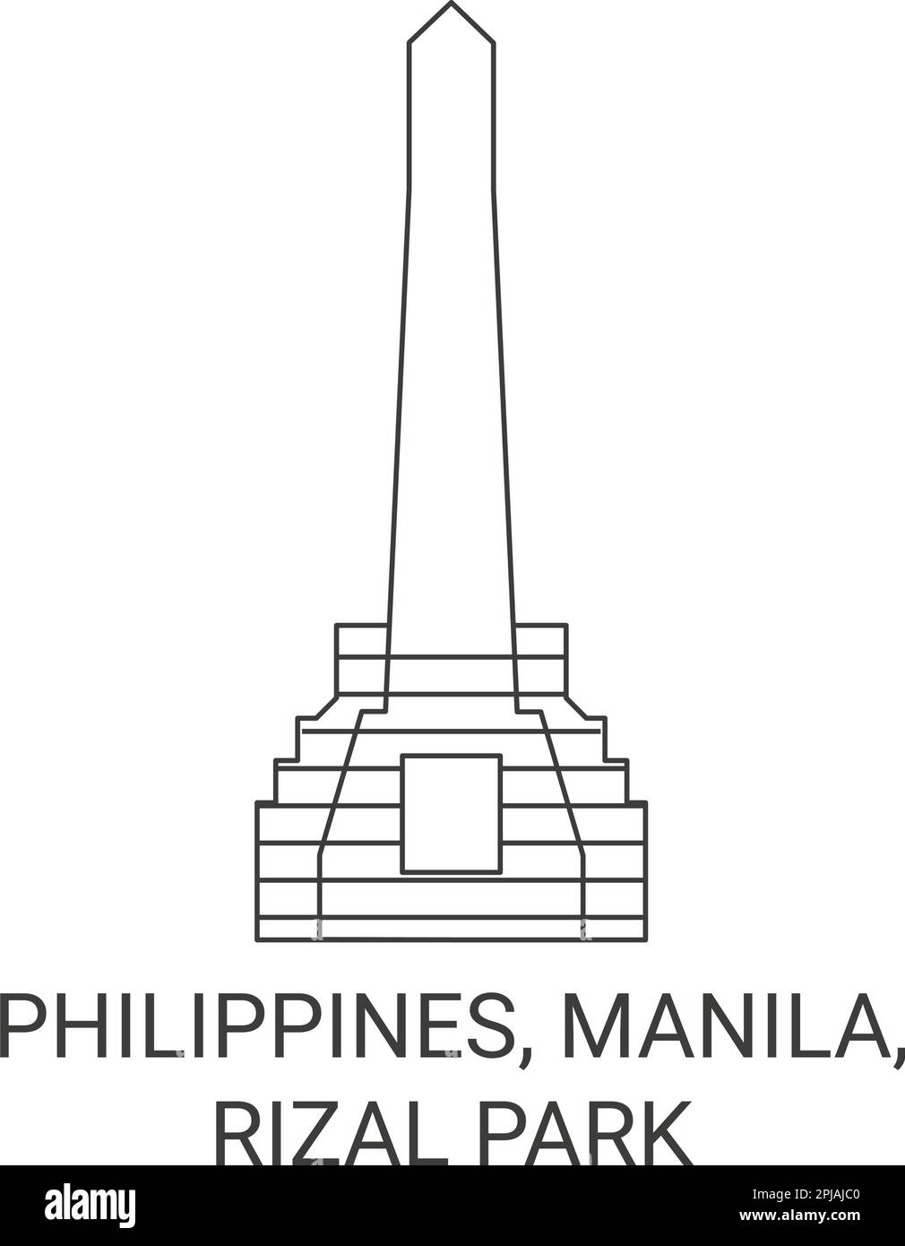 rizal-park-manila-stock-vector-images-alamy