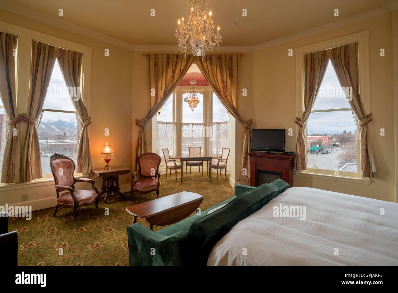 Cupola Suite in the historic Geiser Grand Hotel in Baker City, Oregon