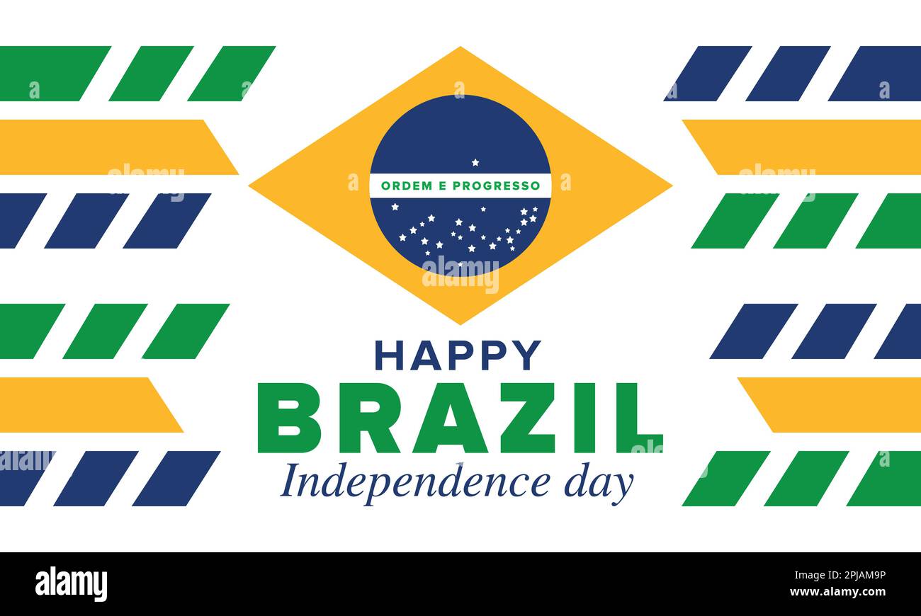 Brazil Independence Day. Happy national holiday. Freedom day. Celebrate ...