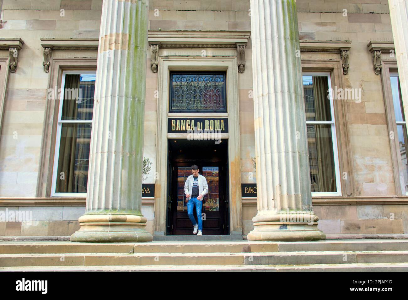 new Italian restaurant Banca di Roma 31 Royal Exchange Square, Glasgow