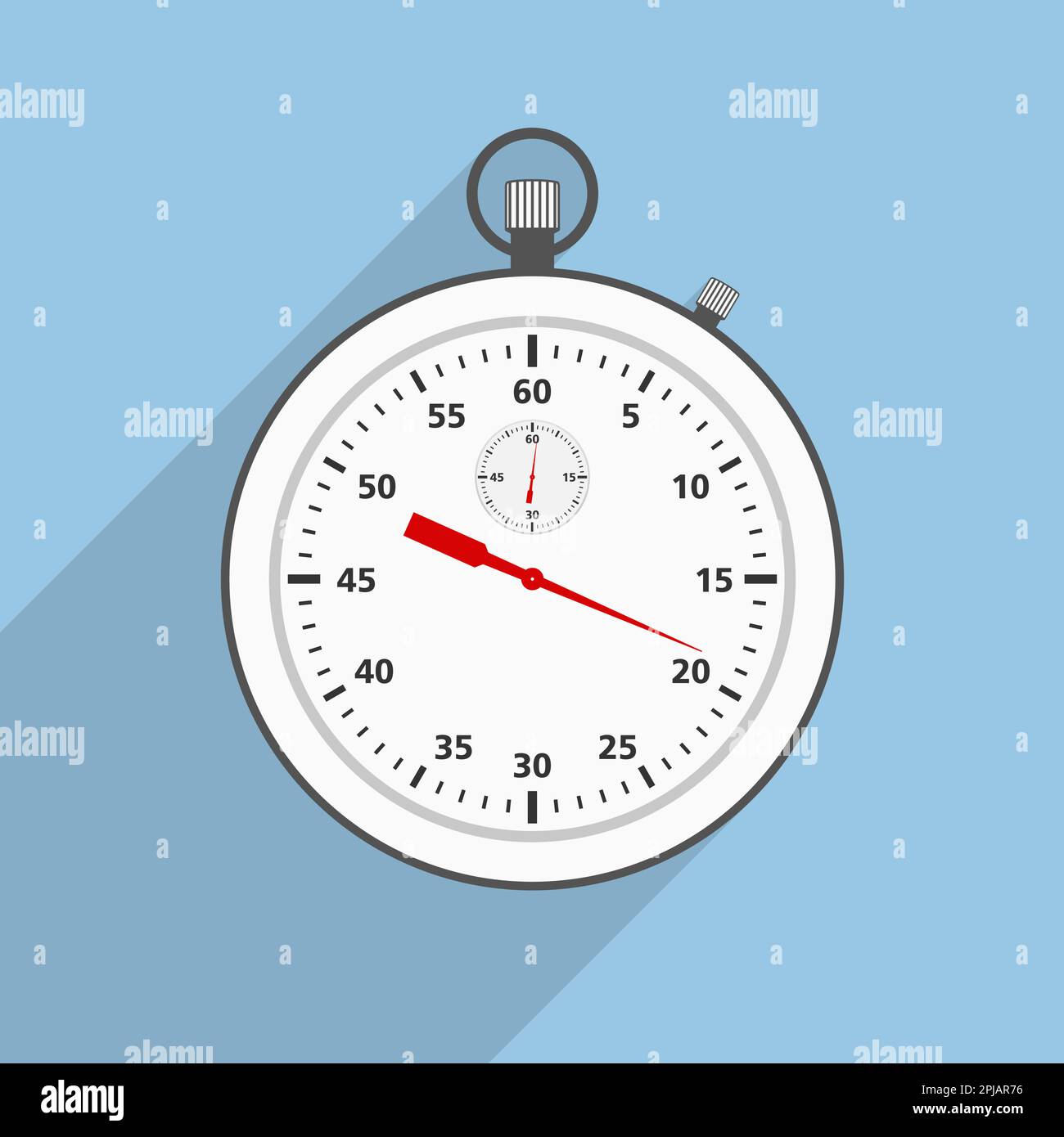 Stopwatch, flat design, vector eps10 illustration Stock Vector Image ...