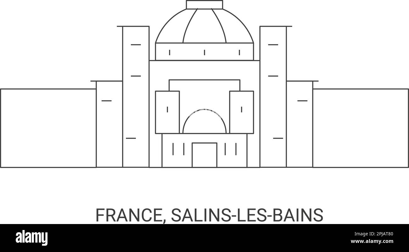France, Strasbourg, Grande , Le travel landmark vector illustration ...