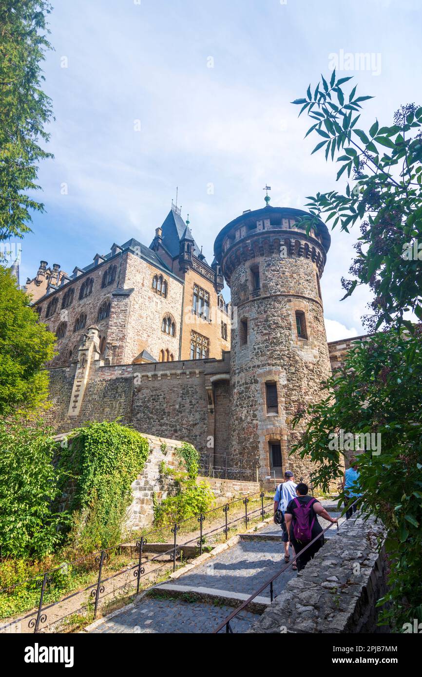Schloss Wernigerode, Harz, Sachsen-Anhalt, Deutschland