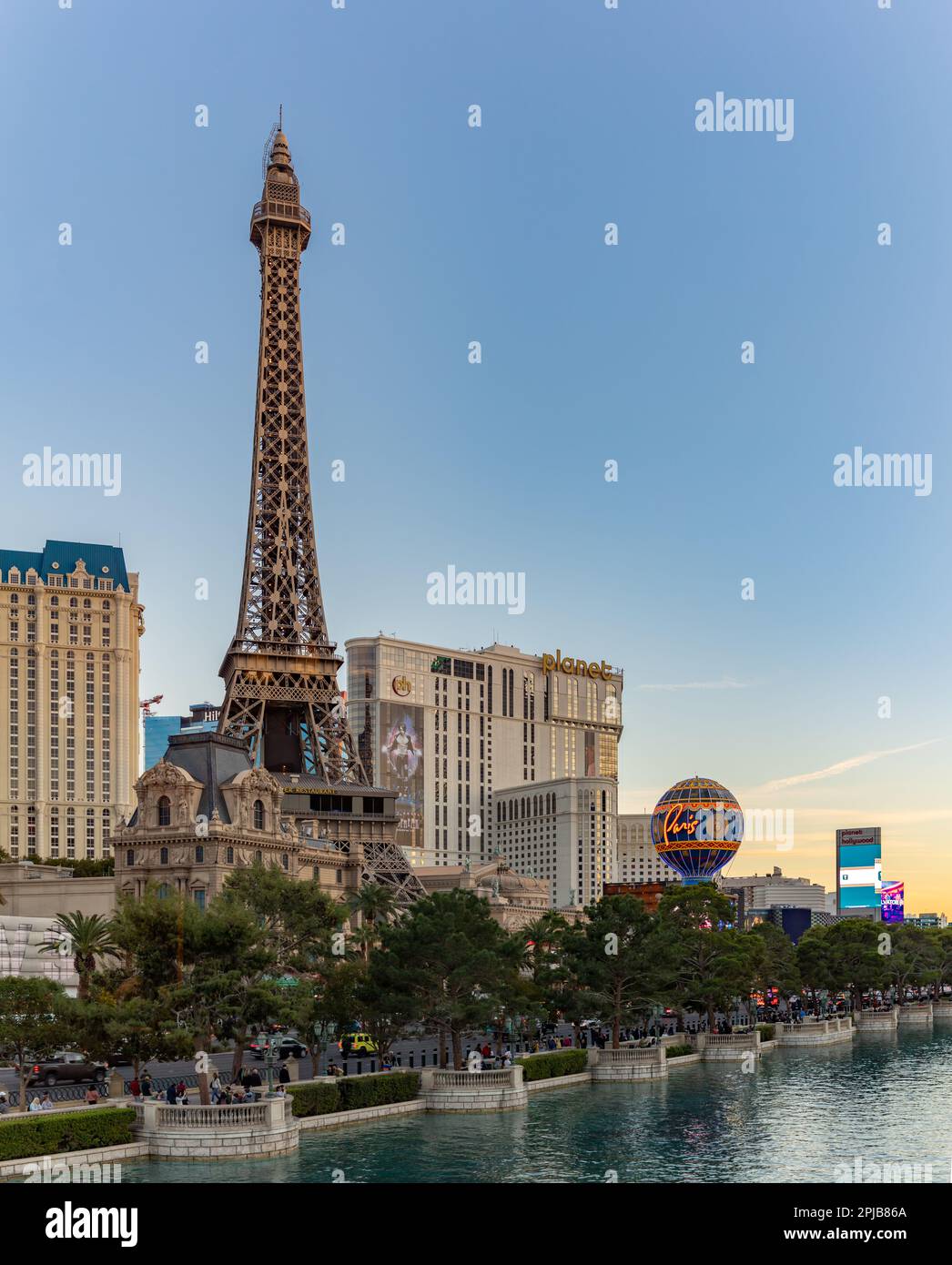 Eiffel tower globe in las vegas hi-res stock photography and images - Alamy