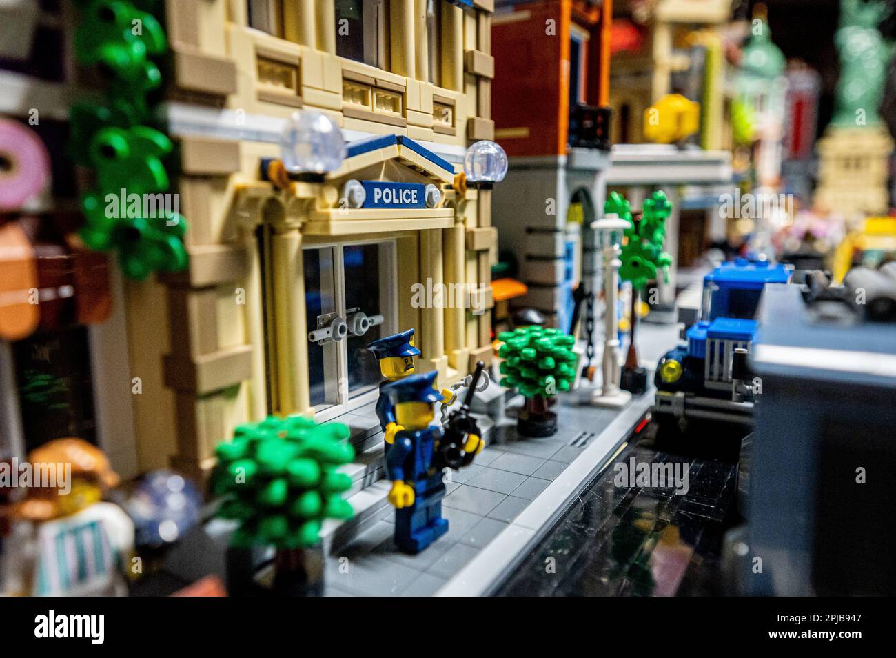 Scott Brown of Canton and his Lego collection Stock Photo Alamy