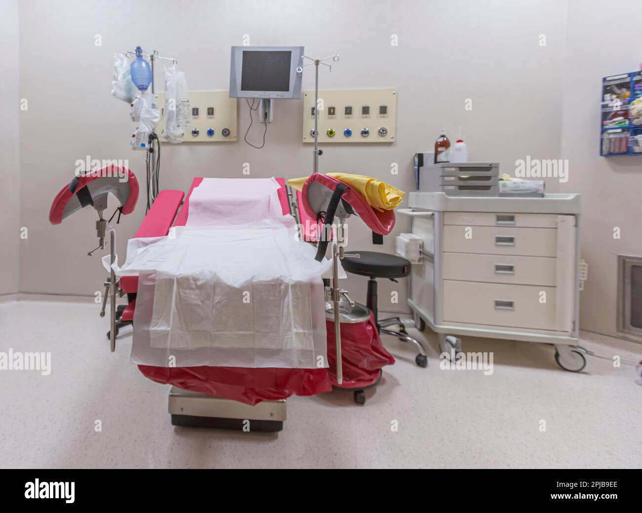 Gynecology in the clinic gynecology room, interior of the genicology ...