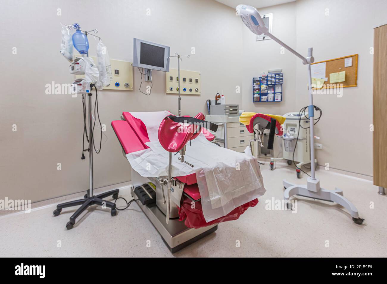 Gynecology in the clinic gynecology room, interior of the genicology ...