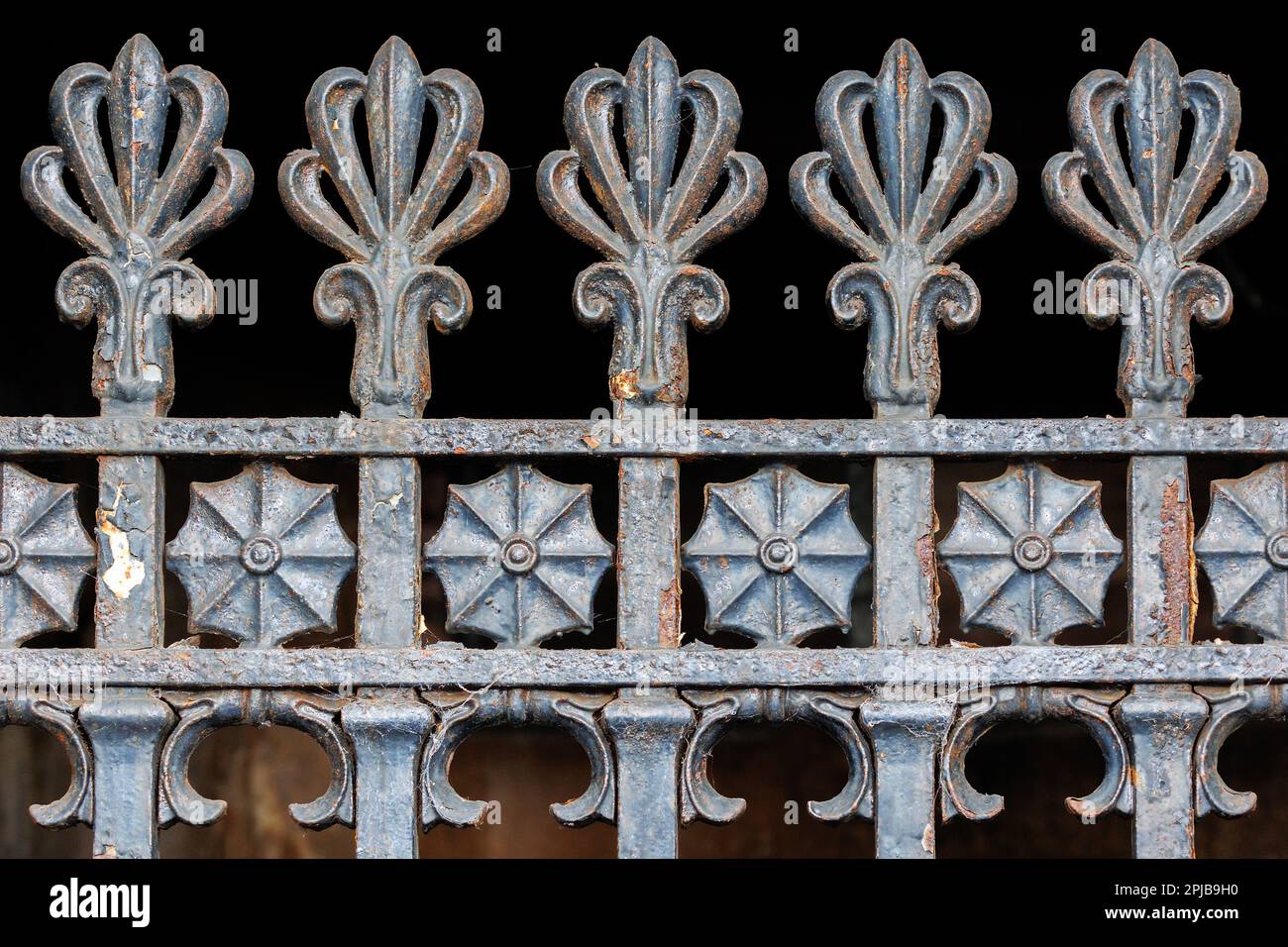 railings at the old Royal Academy, Calton Hill Stock Photo - Alamy