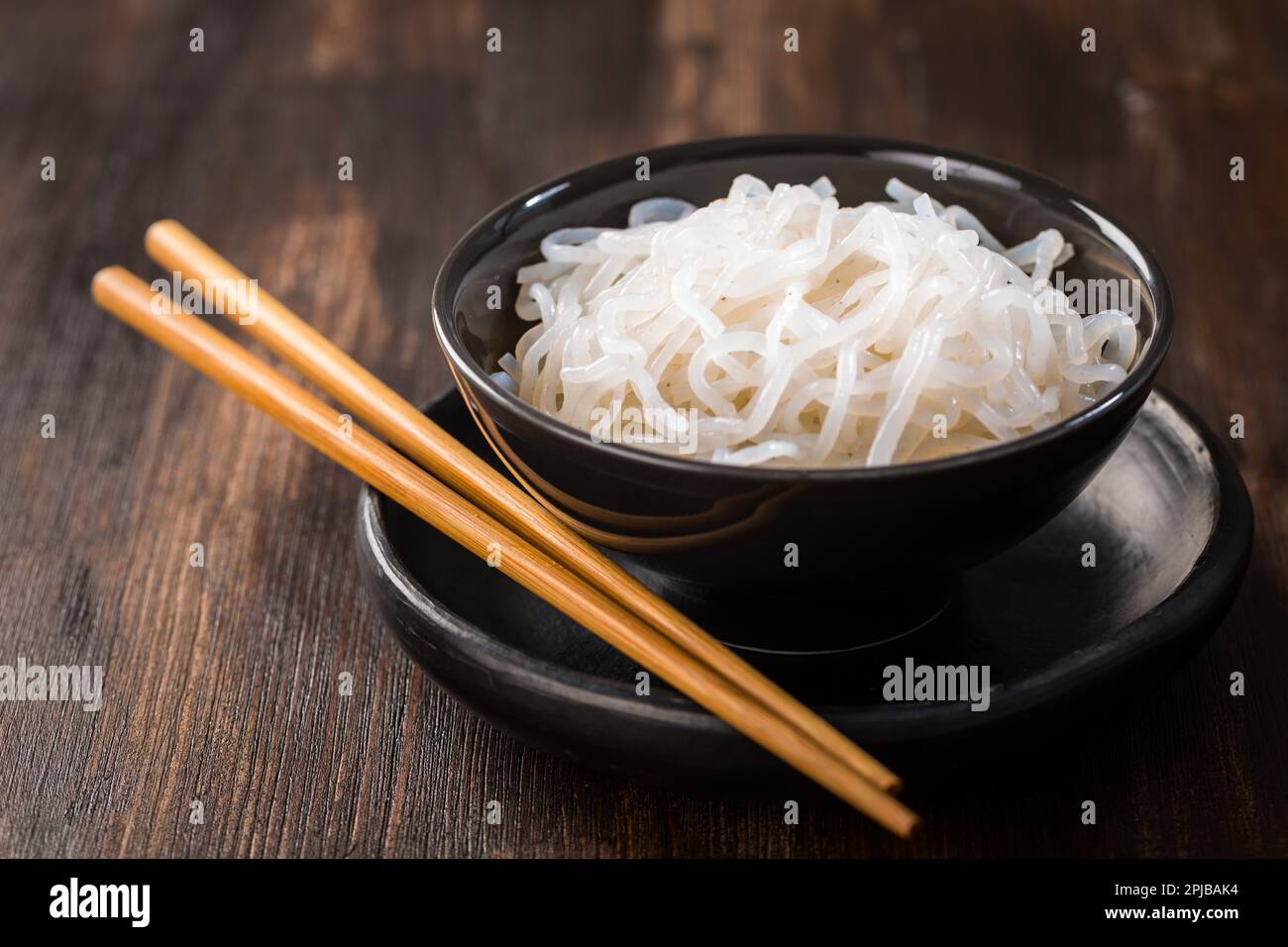 Shirataki noodles (Konjac) japanese food Stock Photo Alamy