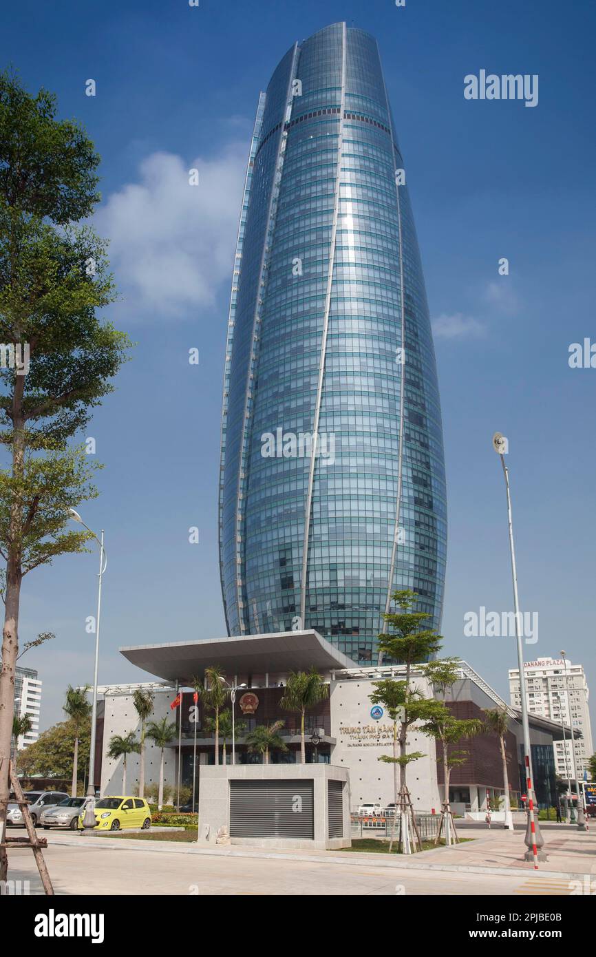 Trung Tham Tower, Da Nang, Danang, Central Vietnam, Vietnam Stock Photo