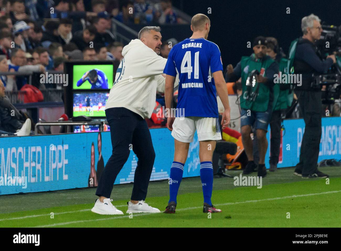 Schalke, Deutschland. 27th Oct, 2022. firo : 27.10.2022, football, soccer,  1.Bundesliga, first league season 2022/2023, FC Schalke 04 1st training  Thomas Reis Credit: dpa/Alamy Live News Stock Photo - Alamy