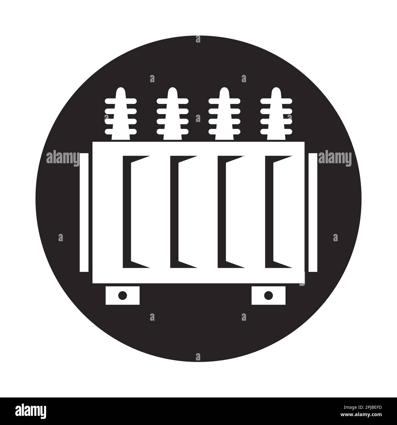 high voltage electrical transformer icon vector symbol design Stock ...