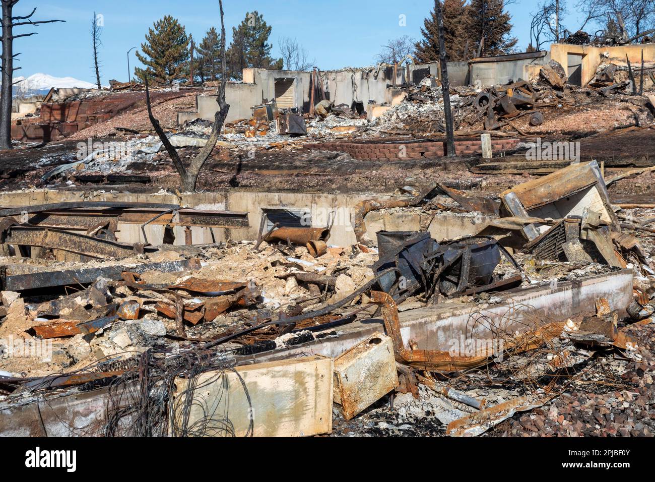 Louisville, Colorado, The Remains After The Marshall Fire, Colorados ...