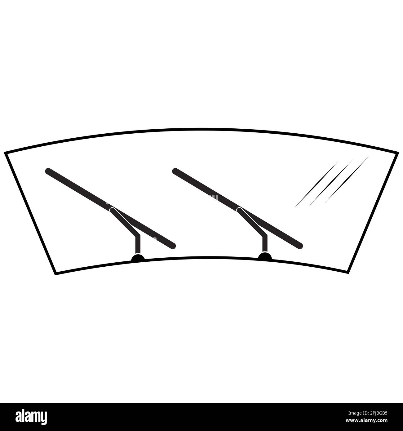 Wiper icon vector illustration symbol design Stock Photo - Alamy