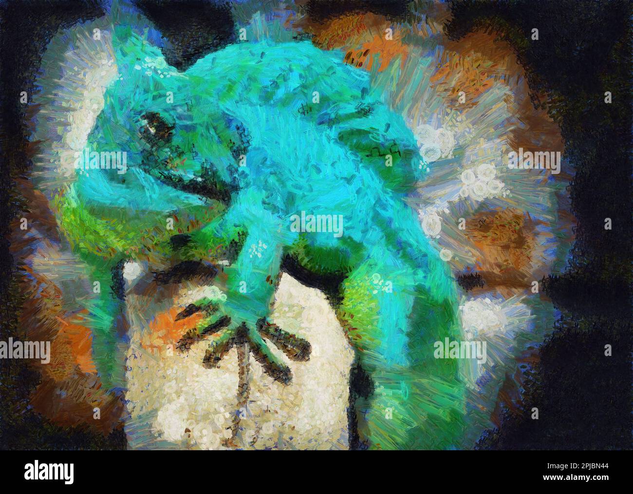 This handpainted artwork perfect for adding a touch of adventure to