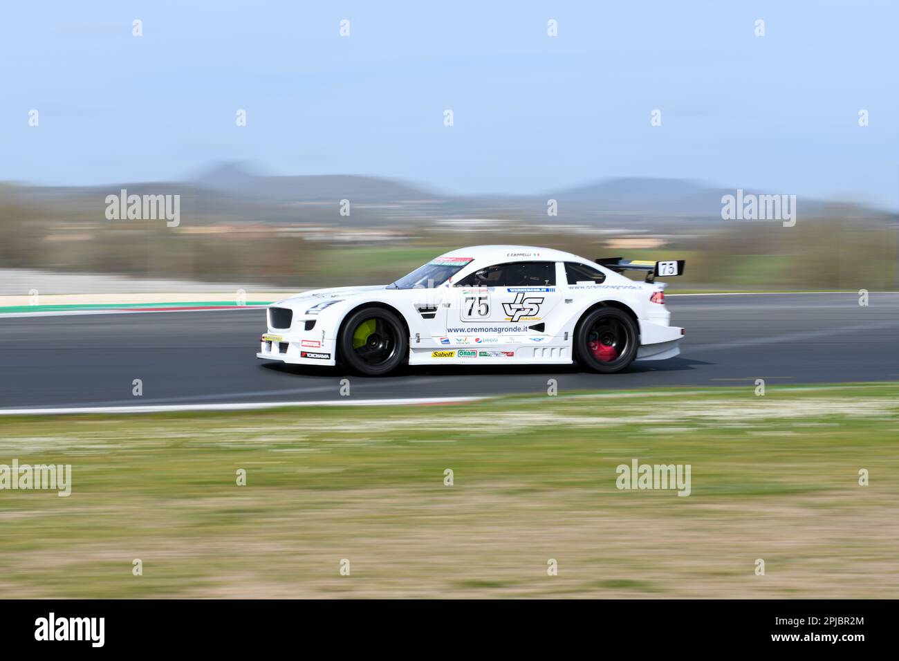 Vallelunga "Piero Taruffi" circuit, Racing weekend, April 1st 2023, Italy.  Motorsport Mitjet 2L Italia Cup, Claudio Cappelli on track action during  qualifying. Photo Credit: Fabio Pagani/Alamy Live News Stock Photo - Alamy