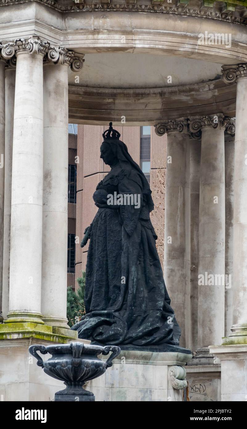 The Queen Victoria Monument, a NeoBaroque structure on the site of