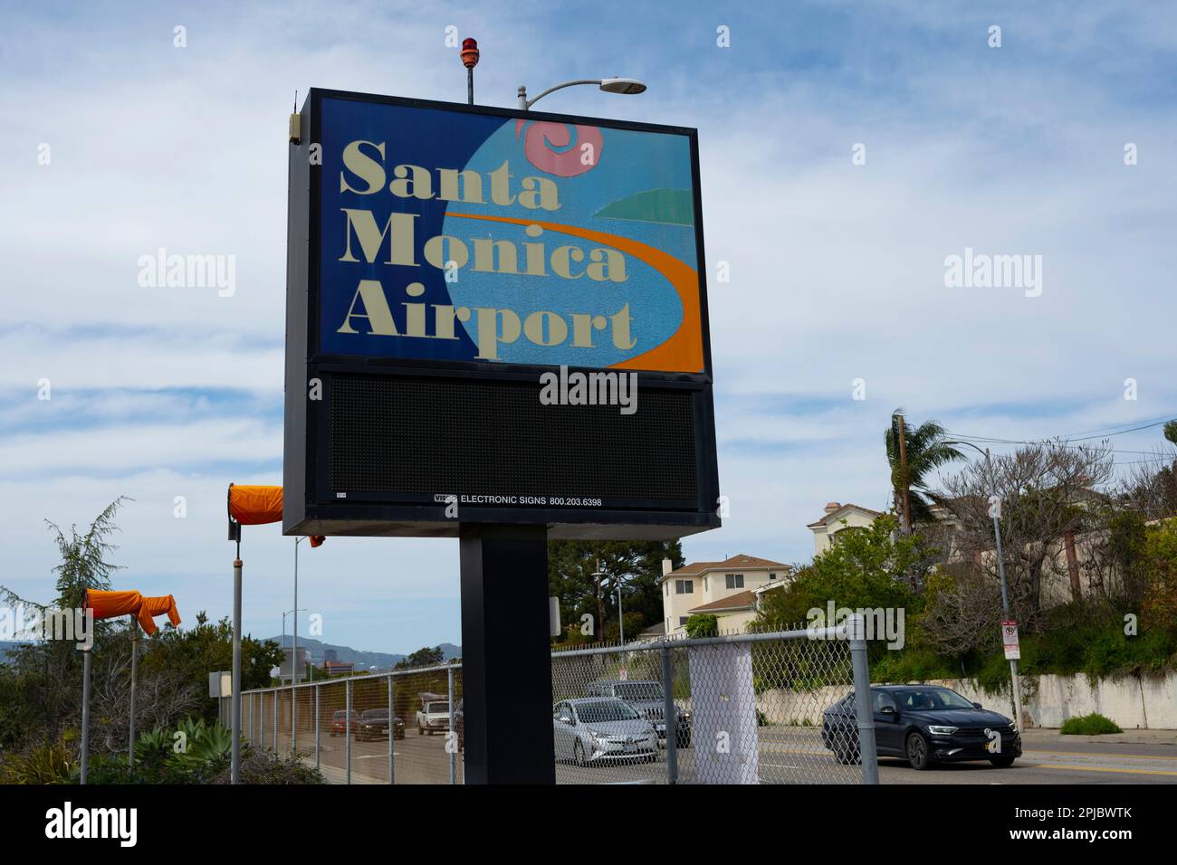 Santa monica california usa 31st mar 2023 an entry sign for santa