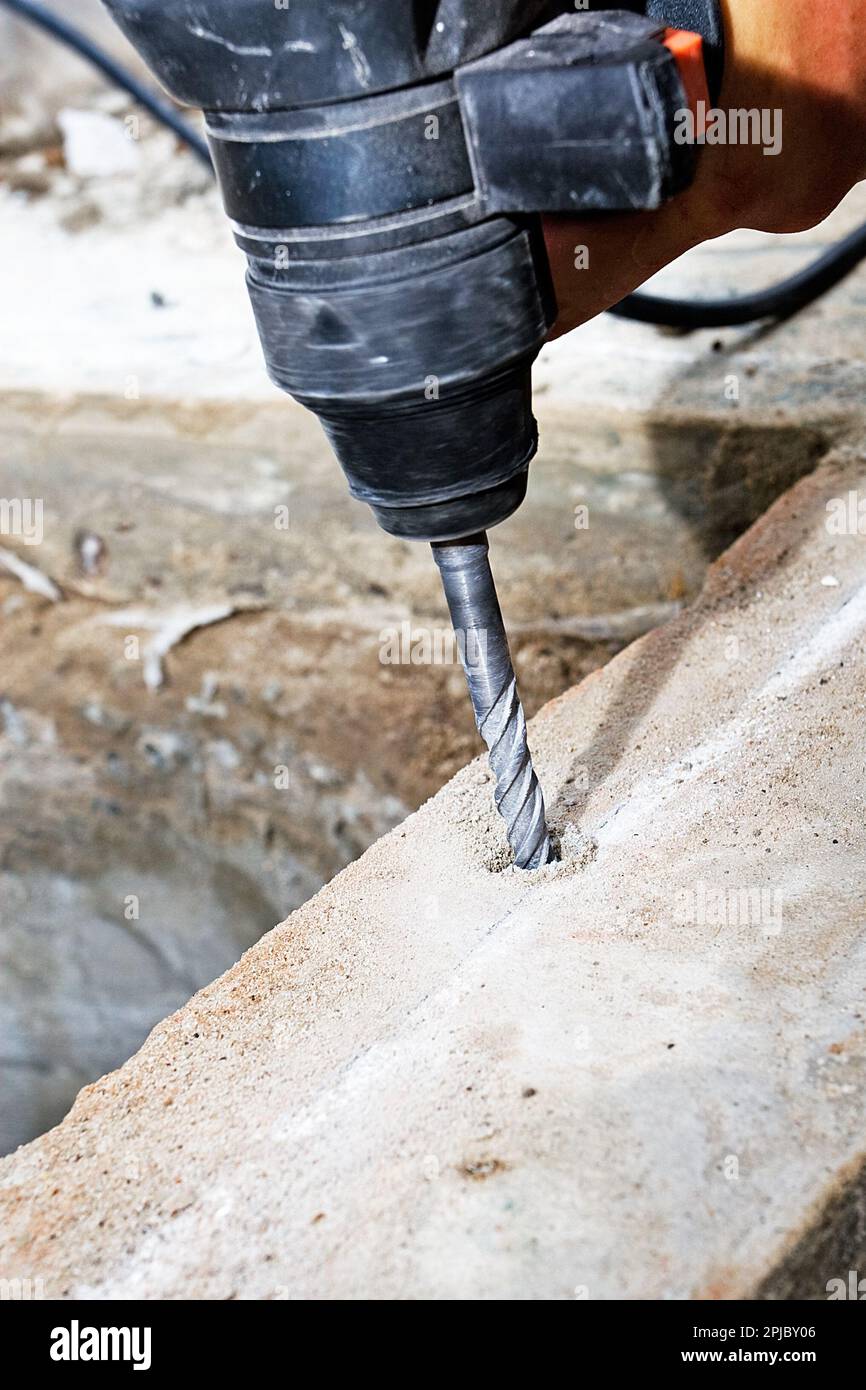 How To Drill A Hole In Cement at Edna Rambert blog