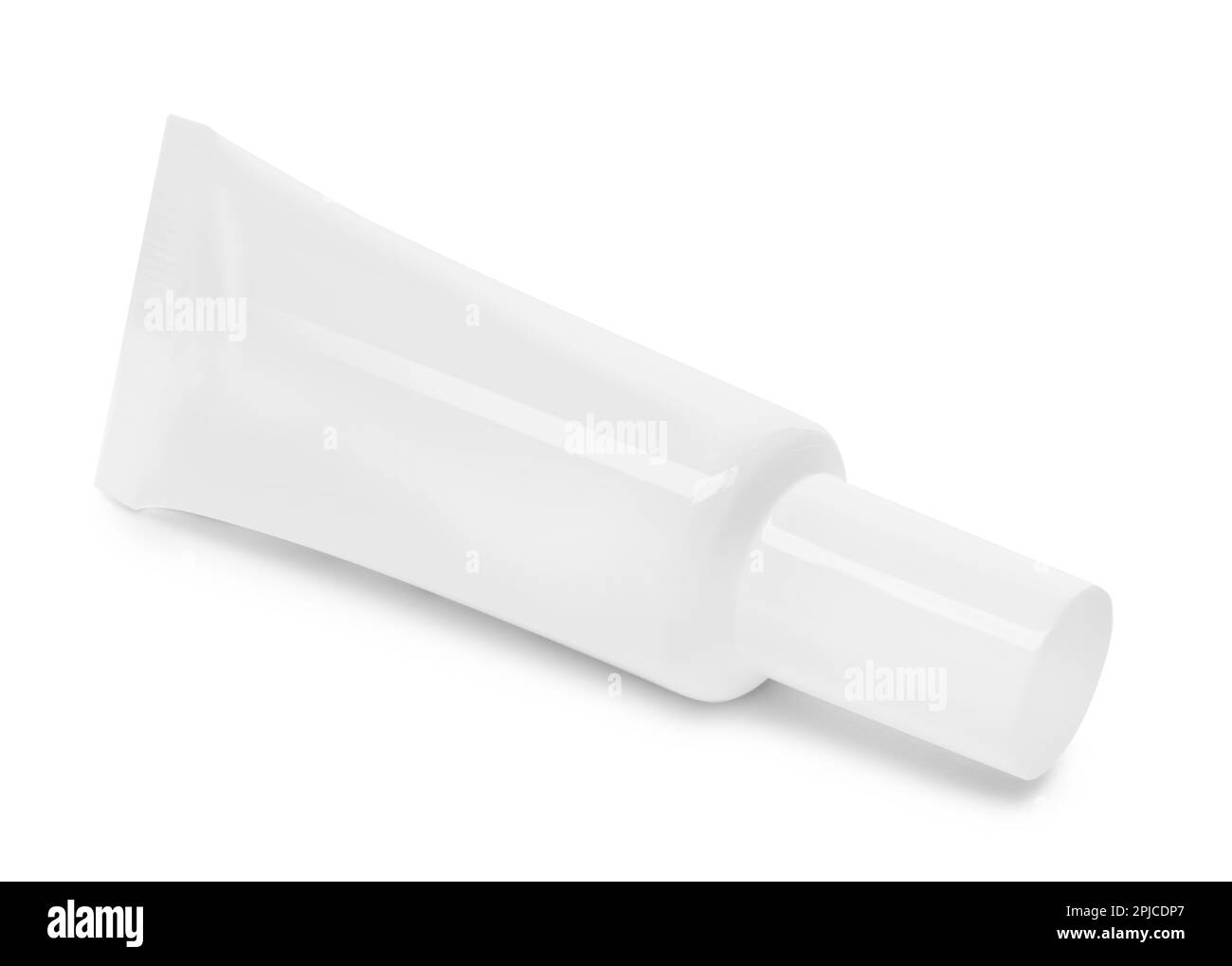Blank tube of cosmetic product isolated on white Stock Photo - Alamy