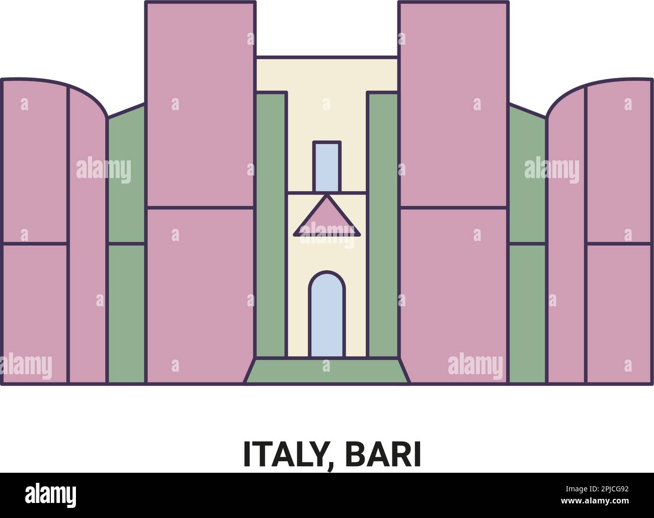 Bari italy pizza Stock Vector Images - Alamy
