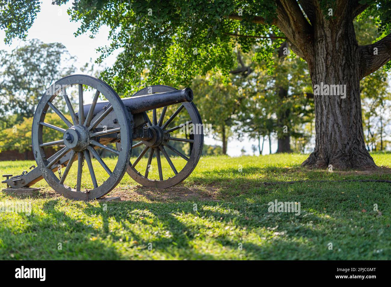Civil War Canon - Fredericksburg, Southern, Virginia Stock Photo