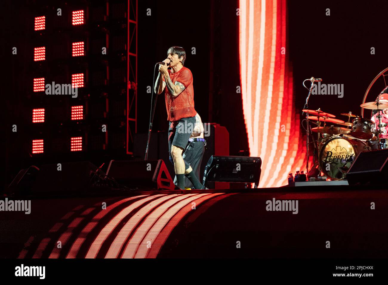 Red Hot Chili Peppers performing at BC Place Stadium in Vancouver, BC