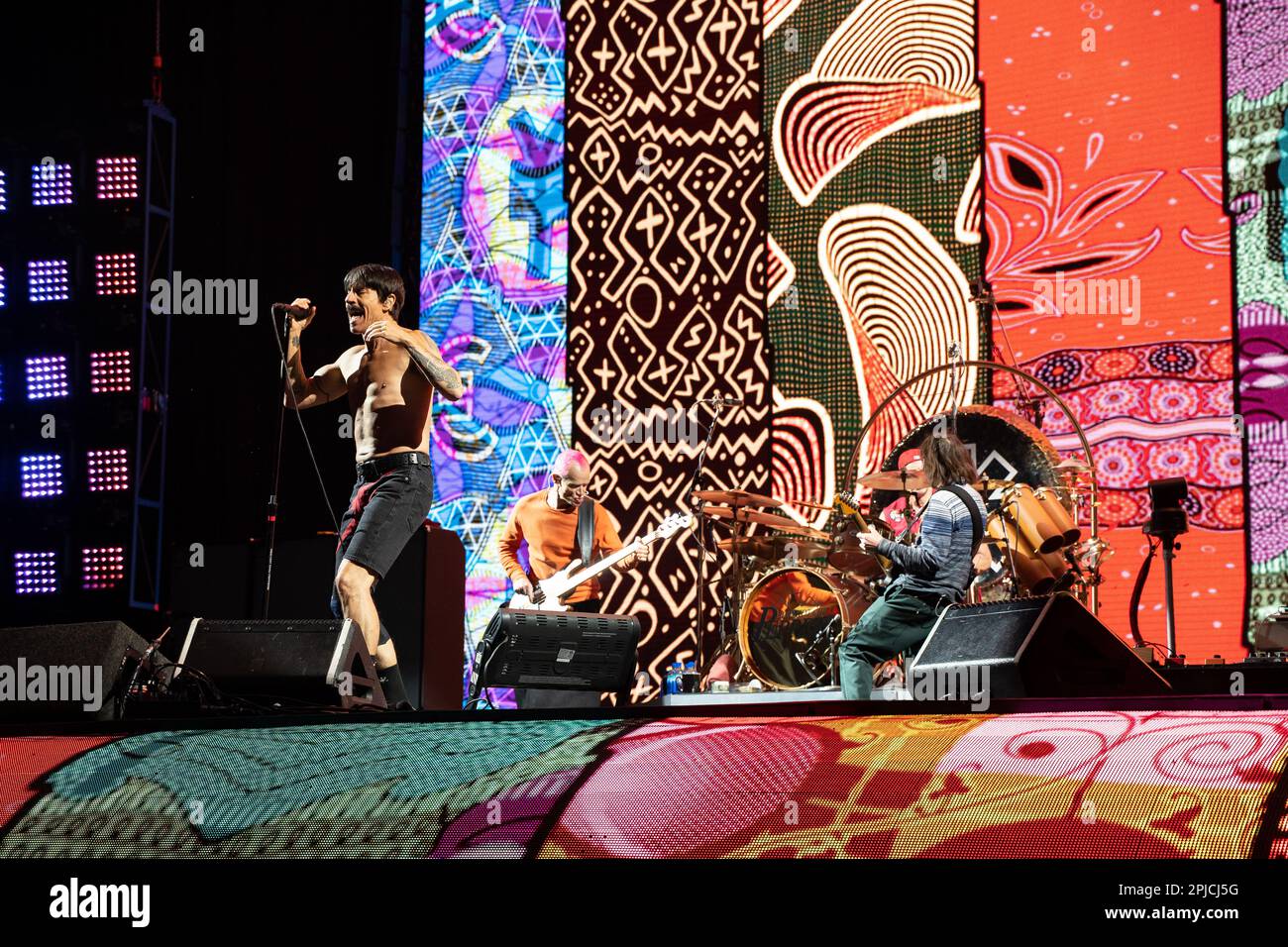 Red Hot Chili Peppers performing at BC Place Stadium in Vancouver, BC