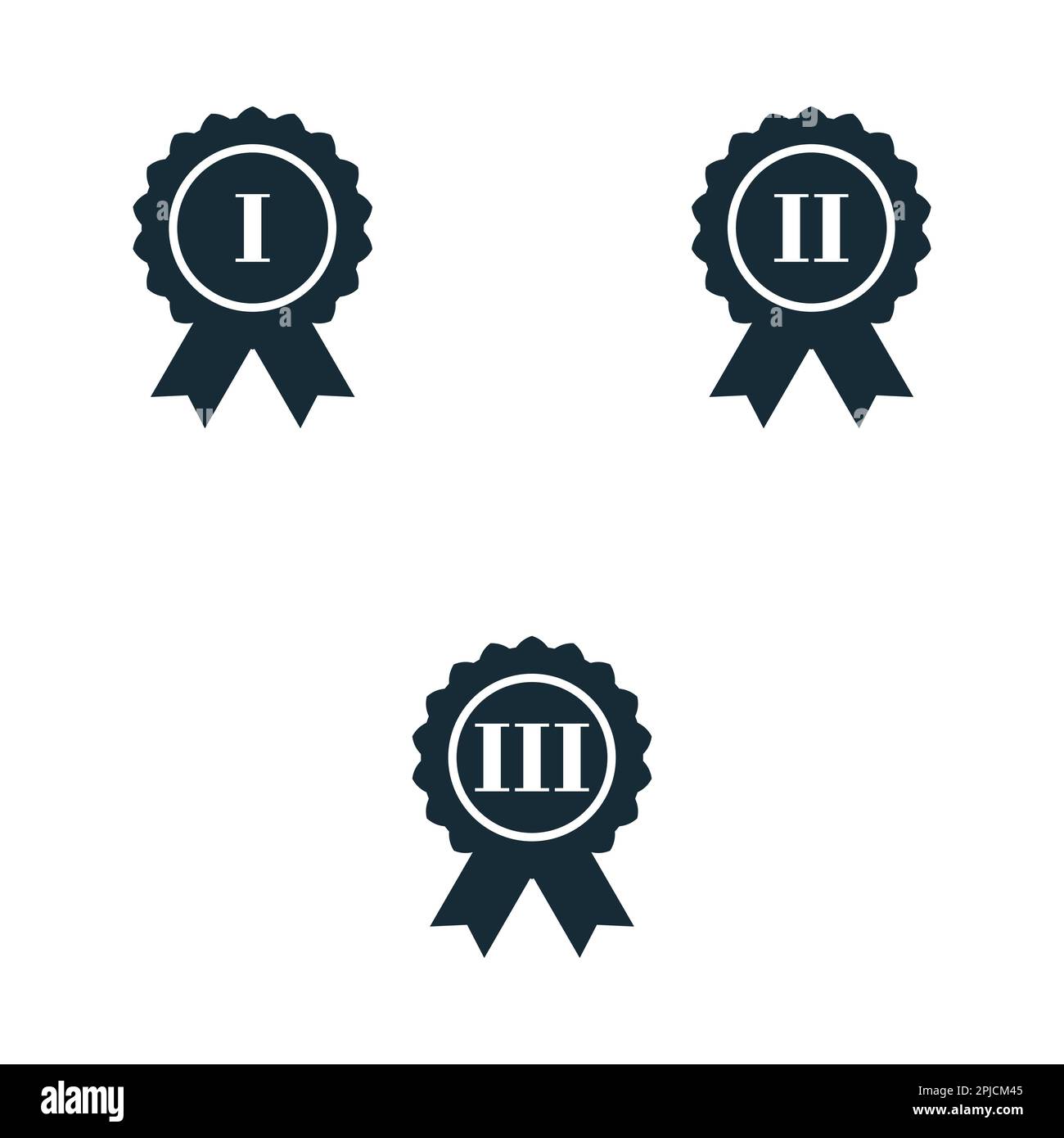 Winner Ribbon Seal Icon Design Template Elements Stock Vector Image ...