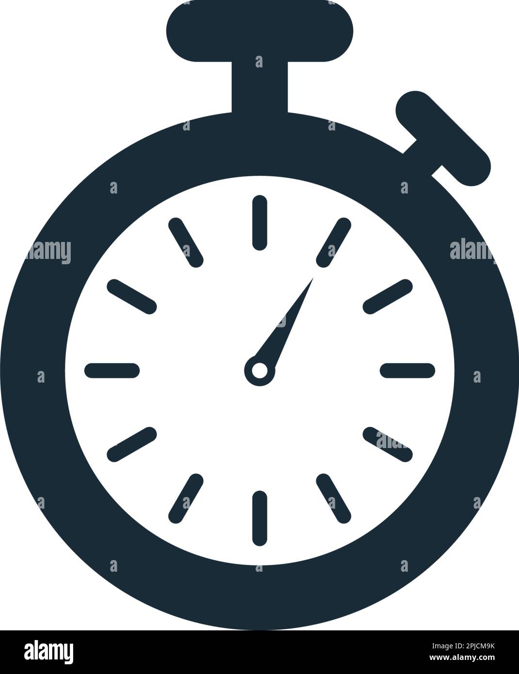 Stopwatch Icon Vector Logo Template Illustration Design Stock Vector ...