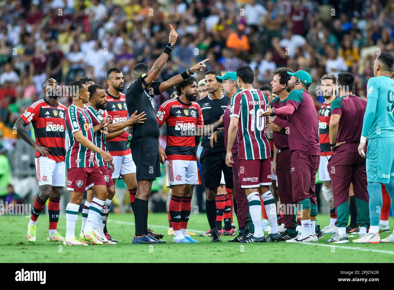 Rio De Janeiro Brazil 01st Apr 2023 T cnico Fernando Diniz Receives 