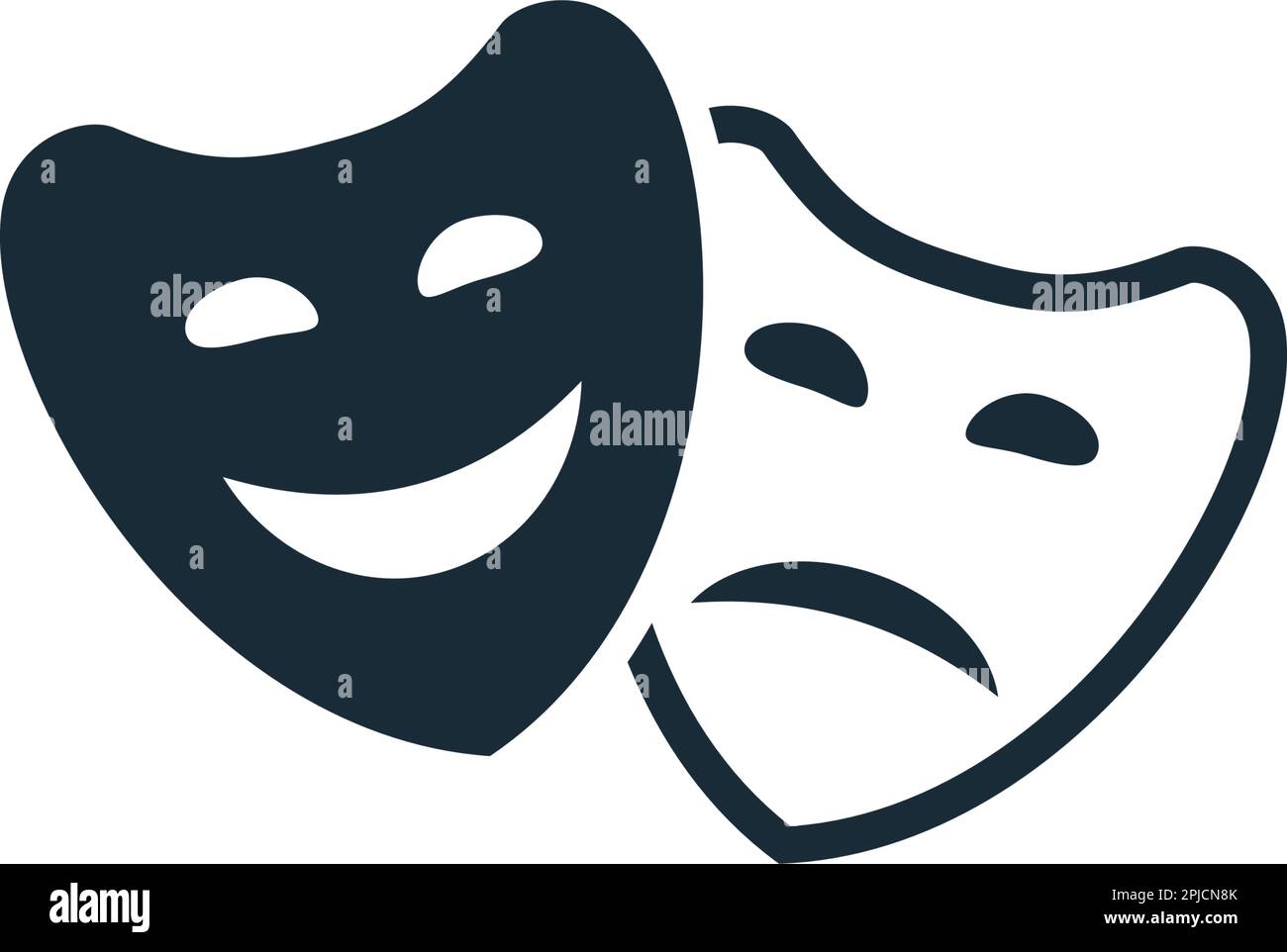 Theater Icon Vector Logo Template Illustration Design Stock Vector