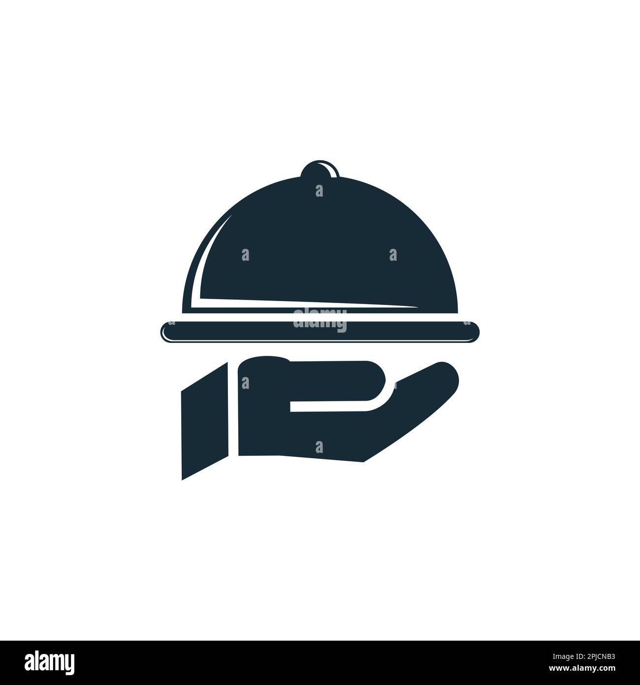 Tray Restaurant Icon Design Template Elements Stock Vector