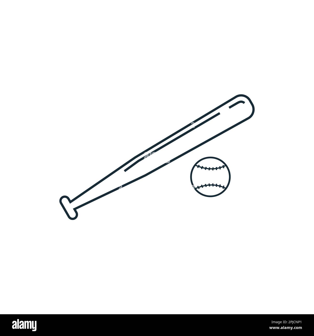 Softball, Baseball, Ball Icon Design Template Elements Stock Vector