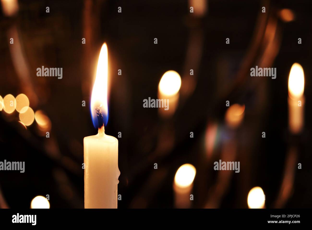 Candle of Remembrance Stock Photo Alamy